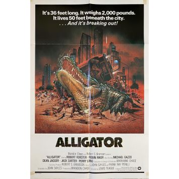 ALLIGATOR Affiche de film- 69x104 cm. - 1979 - Barbara Bach, Sergio Martino