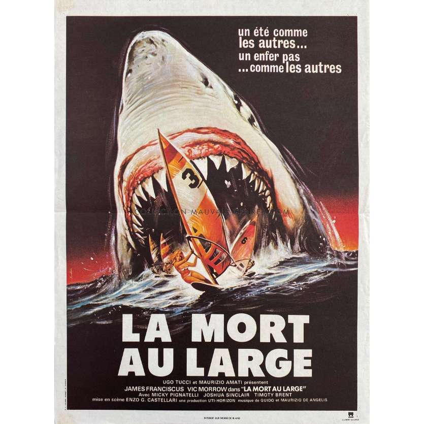 LA MORT AU LARGE Affiche de film- 40x54 cm. - 1981 - James Franciscus, Enzo G. Castellari