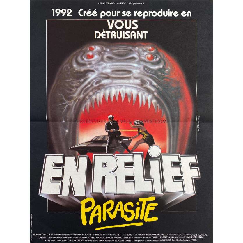 PARASITE (1982) Affiche de film- 40x54 cm. - 1982 - Demi Moore, Charles Band