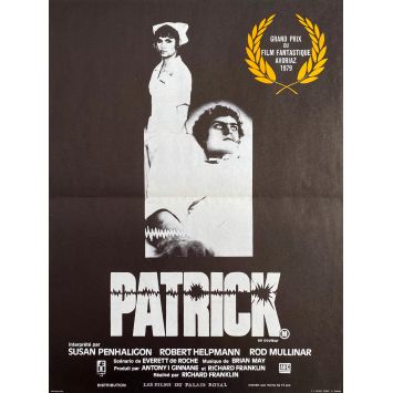 PATRICK / COMA French Movie Poster- 15x21 in. - 1978 - Richard Franklin, Robert Helpmann