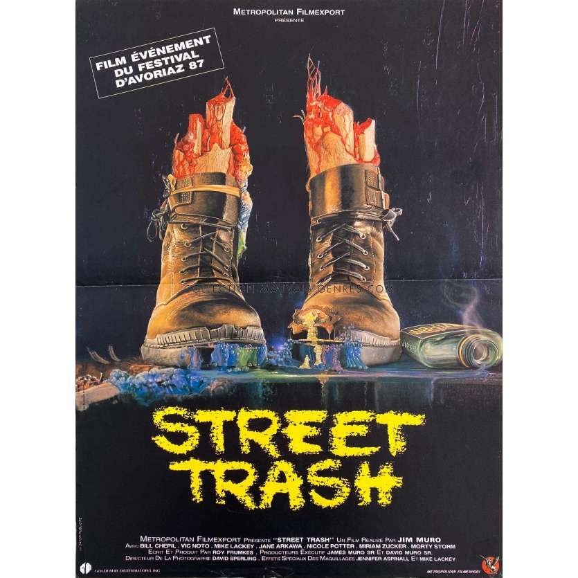 STREET TRASH Affiche de film- 40x54 cm. - 1987 - Mike Lackey, Jim Muro