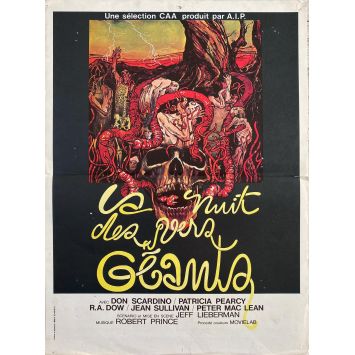 LA NUIT DES VERS GEANTS Affiche de film- 40x60 cm. - 1976 - Don Squardino, Jeff Lieberman