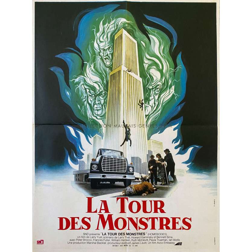 HOMEBODIES French Movie Poster- 23x32 in. - 1974 - Larry Yust, Peter Brocco