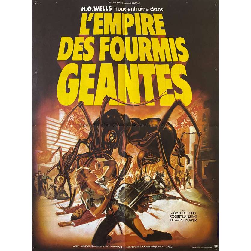 EMPIRE OF THE ANTS French Movie Poster- 23x32 in. - 1977 - Bert I. Gordon, Joan Collins
