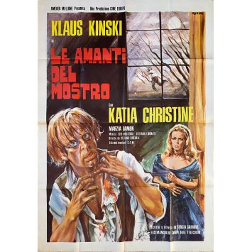 LE AMANTI DEL MOSTRO Affiche de film- 100x140 cm. - 1974 - Klaus Kinski, Sergio Garrone