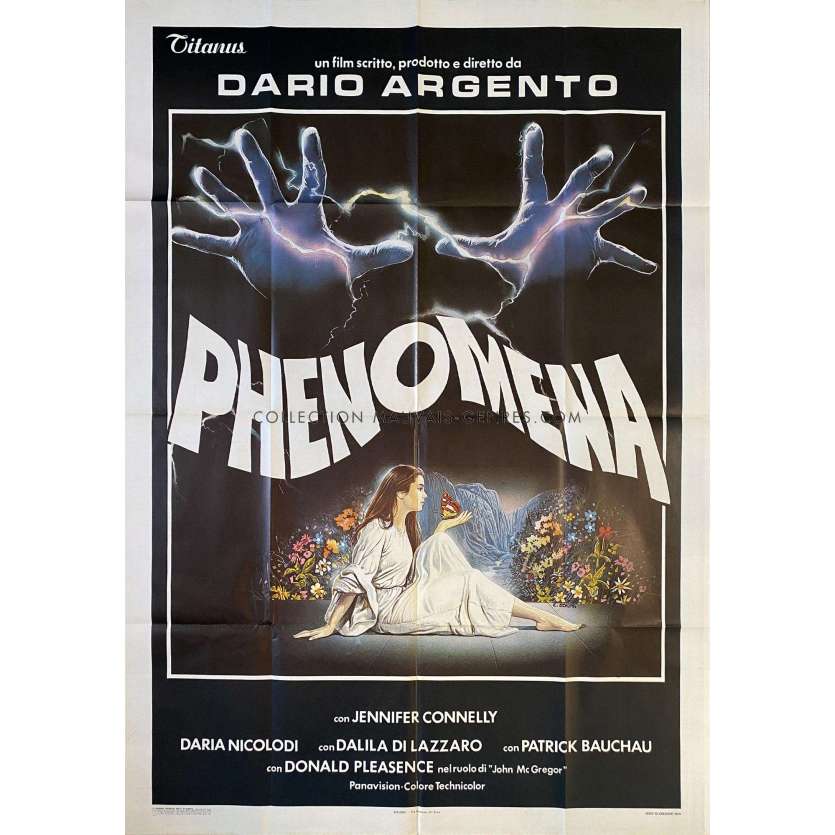 PHENOMENA Affiche de film- 100x140 cm. - 1985 - Jennifer Connely, Dario Argento