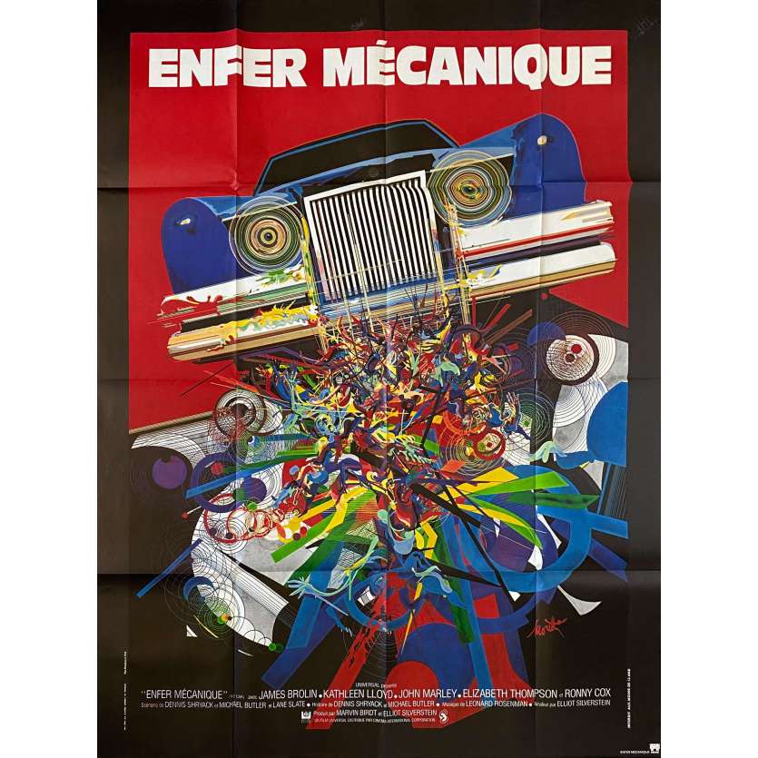 THE CAR French Movie Poster- 47x63 in. - 1977 - Elliot Silverstein, James Brolin