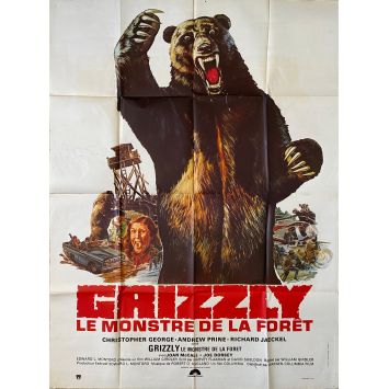 GRIZZLY, LE MONSTRE DE LA FORET Affiche de film- 120x160 cm. - 1976 - Christopher George, William Girdler