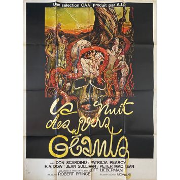 LA NUIT DES VERS GEANTS Affiche de film- 120x160 cm. - 1976 - Don Squardino, Jeff Lieberman