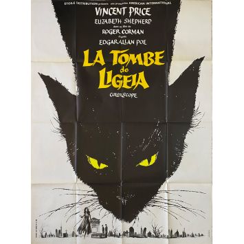 LA TOMBE DE LIGEIA Affiche de film- 120x160 cm. - 1964 - Vincent Price, Roger Corman