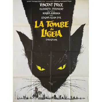 THE TOMB OF LIGEIA French Movie Poster- 47x63 in. - 1964 - Roger Corman, Vincent Price