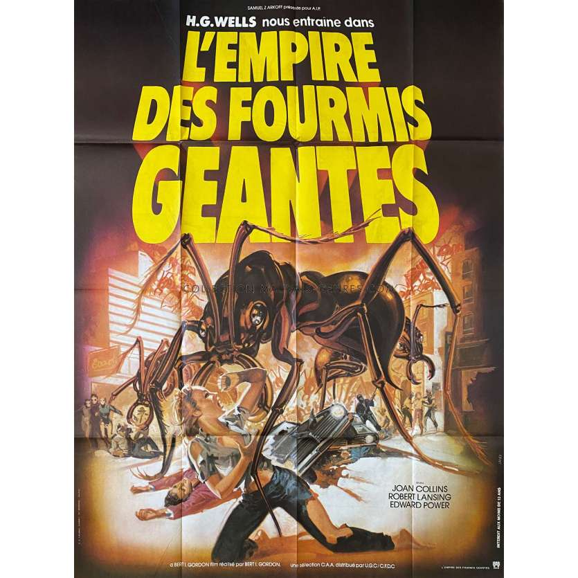 EMPIRE OF THE ANTS French Movie Poster- 47x63 in. - 1977 - Bert I. Gordon, Joan Collins