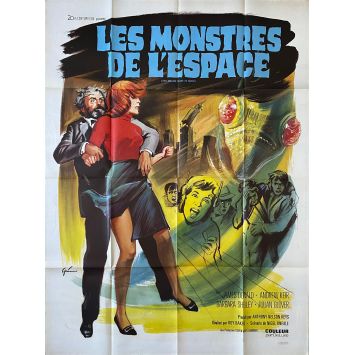 LES MONSTRES DE L'ESPACE Affiche de film- 120x160 cm. - 1967 - James Donald, Roy Ward Baker
