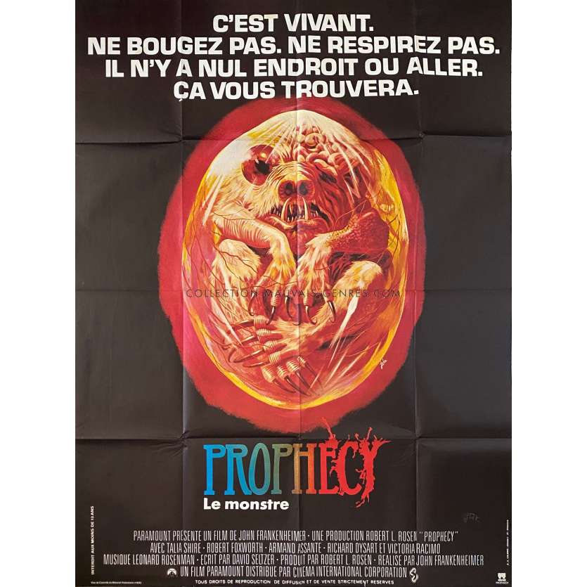 PROPHECY French Movie Poster- 47x63 in. - 1979 - John Frankenheimer, Talia Shire
