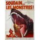 SOUDAIN LES MONSTRES Affiche de film- 120x160 cm. - 1976 - Marjoe Gortner, Bert I. Gordon