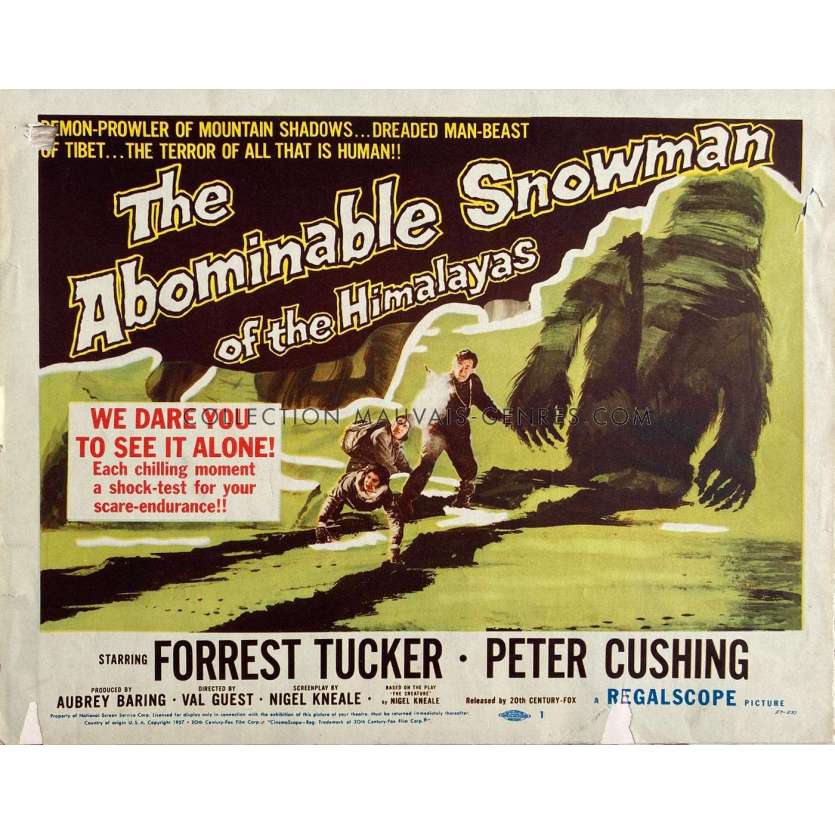 L'ABOMINABLE HOMME DES NEIGES Photo de film N1 - 28x36 cm. - 1954 - Paul Langton, W. Lee Wilder