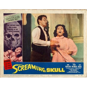 THE SKULL US Lobby Card N7 - 11x14 in. - 1965 - Freddie Francis, Peter Cushing