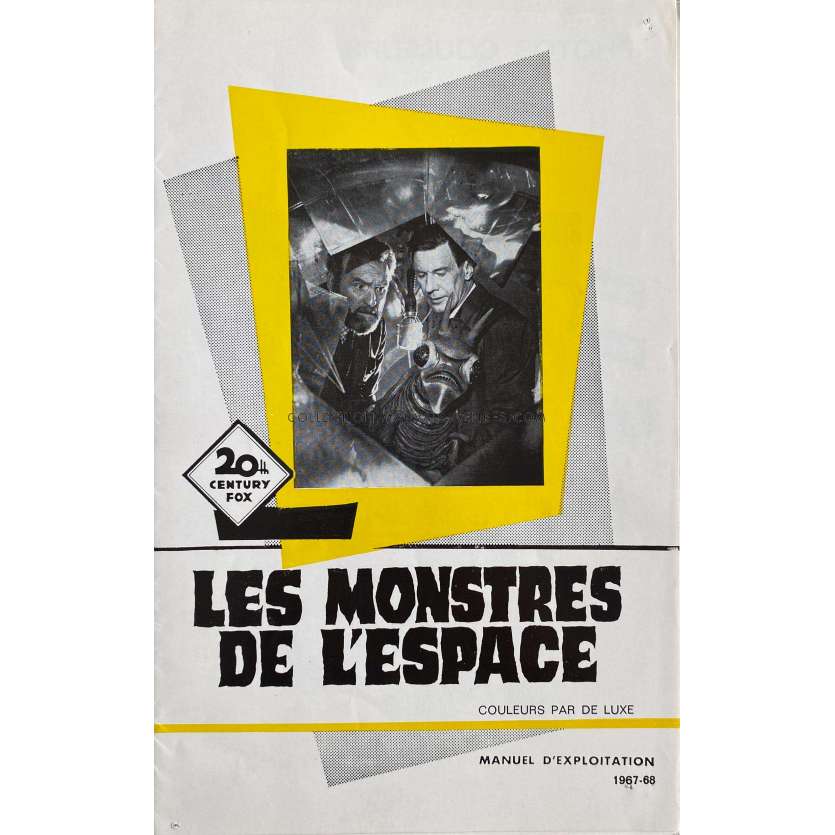 LES MONSTRES DE L'ESPACE Dossier de presse 8 pages. - 28x36 cm. - 1967 - James Donald, Roy Ward Baker