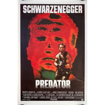 PREDATOR Affiche de film- 69x102 cm. - 1987 - Arnold Schwarzenegger, John McTiernan