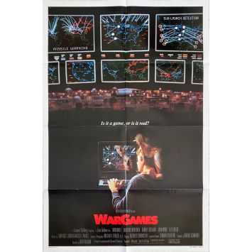 WAR GAMES Affiche de film- 69x104 cm. - 1983 - Matthew Broderick, John Badham