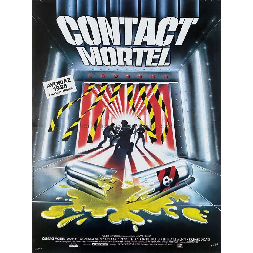 CONTACT MORTEL Affiche de film- 40x54 cm. - 1985 - Sam Waterston, Hal Barwood