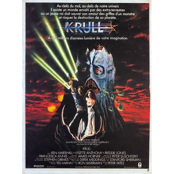 KRULL French Movie Poster- 15x21 in. - 1983 - Peter Yates, Ken Marsall