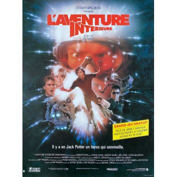 L'AVENTURE INTERIEURE Affiche de film Modele B. - 40x54 cm. - 1987 - Dennis Quaid, Joe Dante