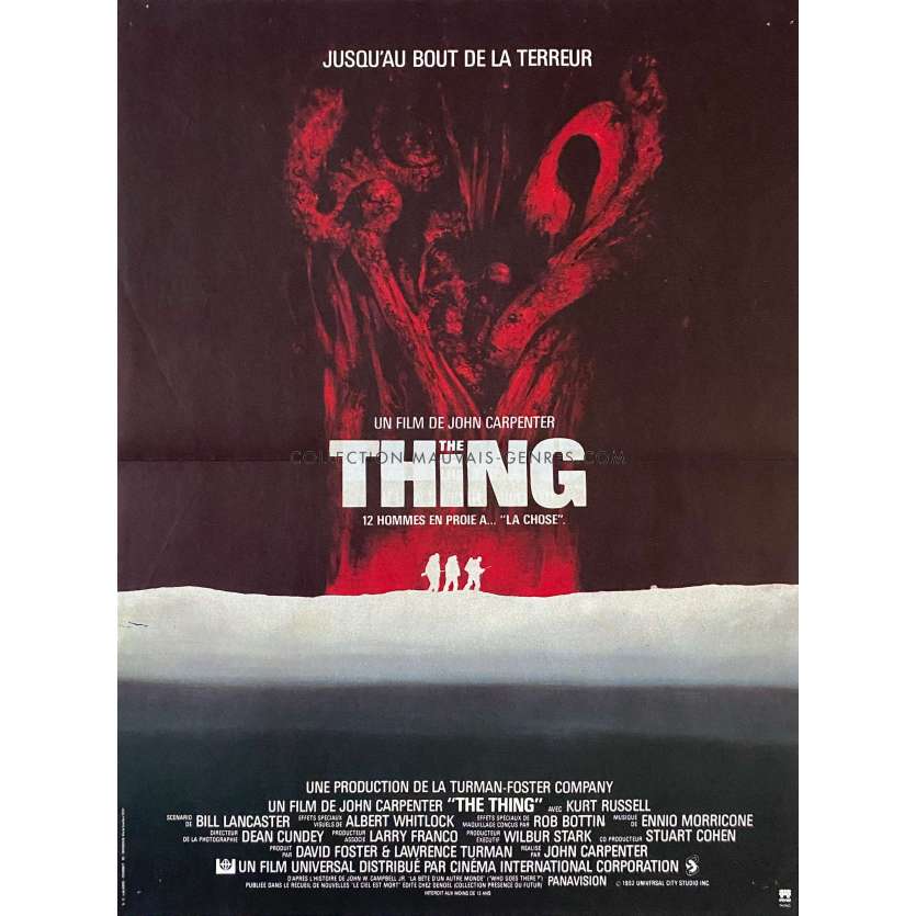 THE THING Affiche de film- 40x54 cm. - 1982 - Kurt Russel, John Carpenter