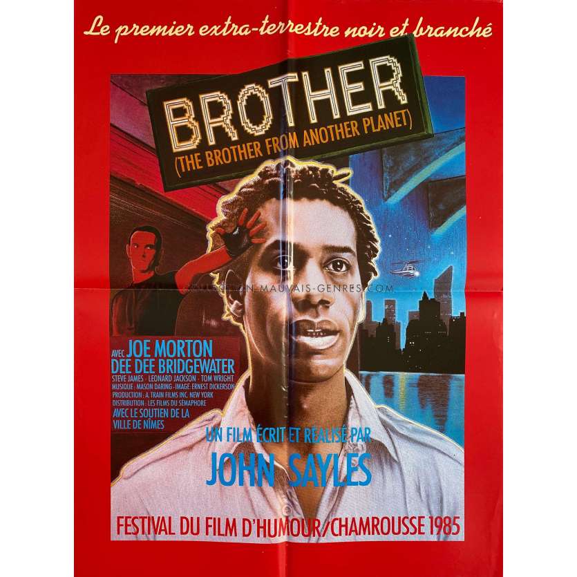 THE BROTHER FROM ANOTHER PLANET French Movie Poster- 23x32 in. - 1984 - John Sayles, Joe Morton