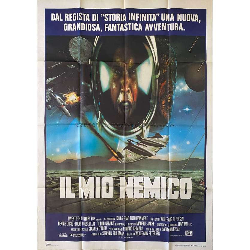 ENEMY MINE Affiche de film- 100x140 cm. - 1985 - Dennis Quaid, Wolfgang Petersen