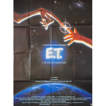 E.T. L'EXTRA-TERRESTRE Affiche de film- 120x160 cm. - 1982 - Dee Wallace, Steven Spielberg