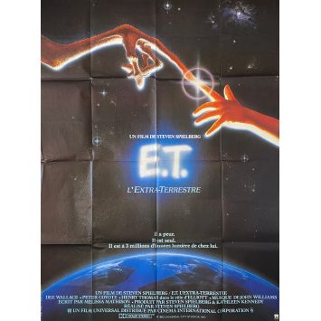 E.T. THE EXTRA-TERRESTRIAL French Movie Poster- 47x63 in. - 1982 - Steven Spielberg, Dee Wallace