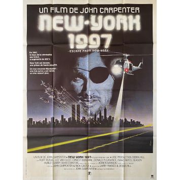 NEW YORK 1997 Affiche de film- 120x160 cm. - 1981 - Kurt Russel, John Carpenter