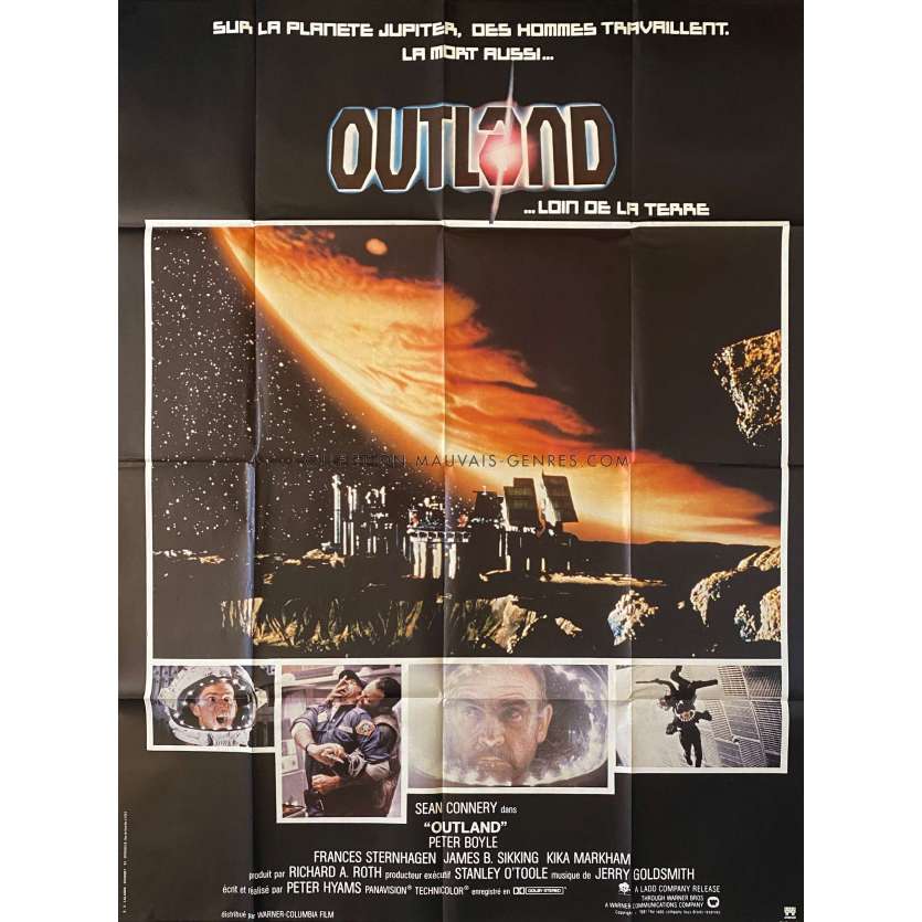OUTLAND French Movie Poster- 47x63 in. - 1981 - Peter Hyams, Sean Connery
