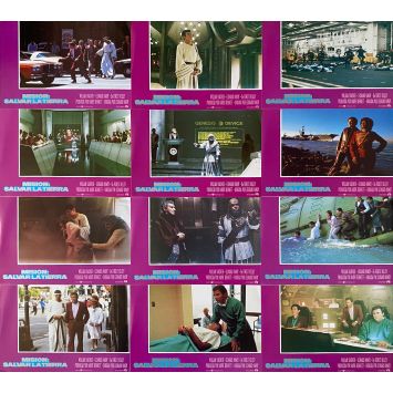 STAR TREK IV: THE VOYAGE HOME Spanish Lobby Cards x12 - 9x12,5 in. - 1986 - Leonard Nimoy, William Shatner