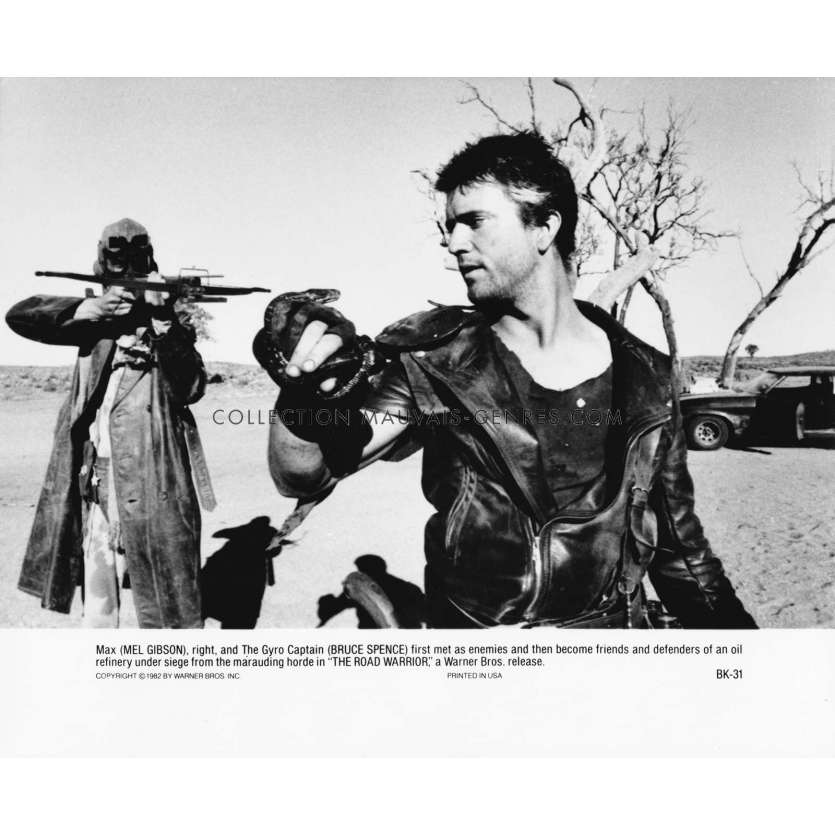 MAD MAX 2: THE ROAD WARRIOR US Movie Still BK-31 - 8x10 in. - 1982 - George Miller, Mel Gibson