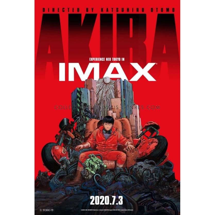 AKIRA Affiche de film Imax - 68x101 cm. - 1987/R2020 - Katsushiro Otomo, Tetsuo, Manga