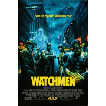 WATCHMEN US Movie Poster- 27x41 in. - 2009 - Zack Snyder, Patrick Wilson