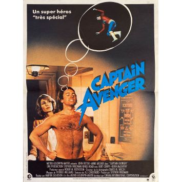 HERO AT LARGE French Movie Poster- 15x21 in. - 1980 - Martin Davidson, John Ritter