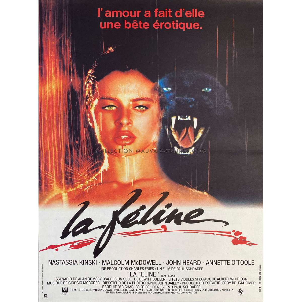 Affiche de film française de LA FELINE 40x54 cm.