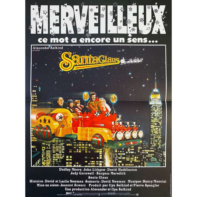 SANTA CLAUS Affiche de film- 40x54 cm. - 1985 - Dudley Moore, Jeannot Szwarc
