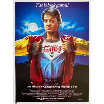 TEEN WOLF French Movie Poster- 15x21 in. - 1985 - Rod Daniel, Michael J. Fox