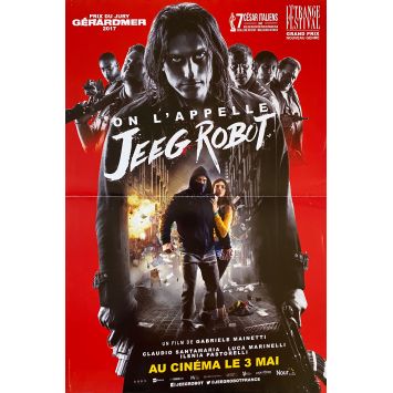 THEY CALL ME JEEG ROBOT French Movie Poster- 15x21 in. - 2015 - Gabriele Mainetti, Claudio Santamaria