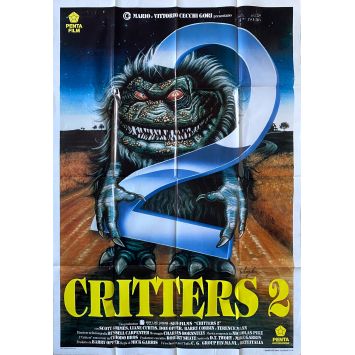 CRITTERS 2 Italian Movie Poster- 39x55 in. - 1988 - Mick Garris, Scott Grimes