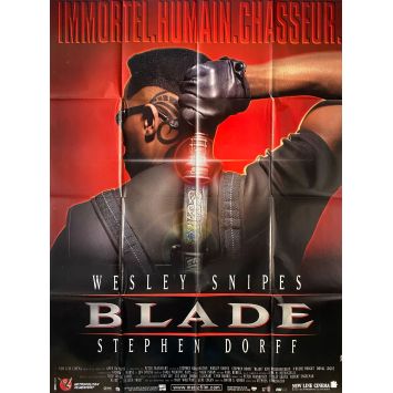 BLADE French Movie Poster- 47x63 in. - 1998 - Stephen Norrington, Wesley Snipes