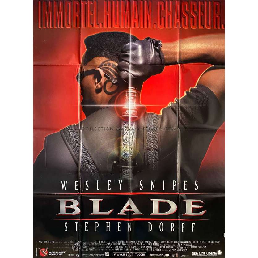 BLADE Affiche de film- 120x160 cm. - 1998 - Wesley Snipes, Stephen Norrington