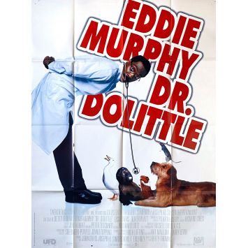 DR. DOLITTLE French Movie Poster- 47x63 in. - 1998 - Betty Thomas, Eddie Murphy