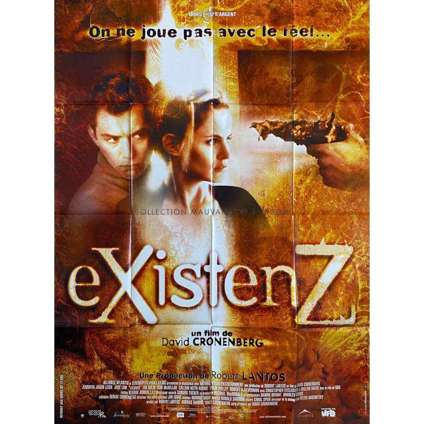 EXISTENZ French Movie Poster- 47x63 in. - 1999 - David Cronenberg, Jude Law
