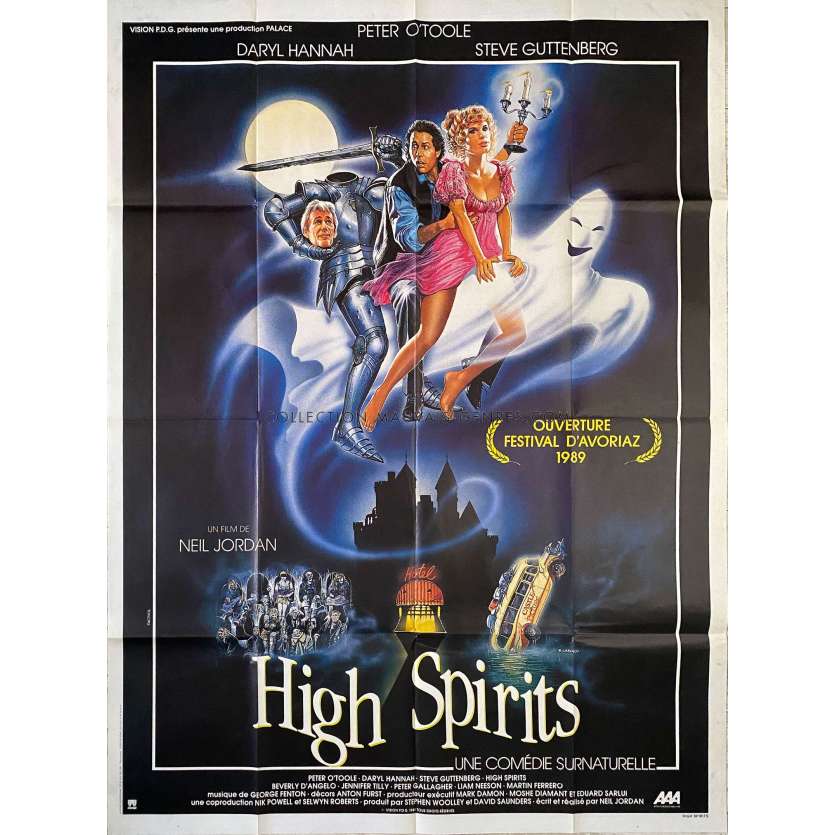 HIGH SPIRITS French Movie Poster- 47x63 in. - 1988 - Neil Jordan, Peter O'Toole