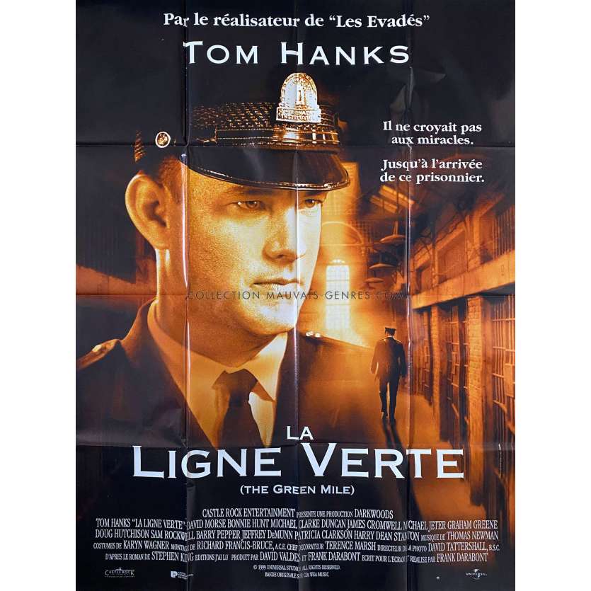 LA LIGNE VERTE Affiche de film- 120x160 cm. - 1999 - Tom Hanks, Franck Darabont